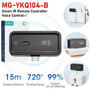 MG-YKQ104-B 범용 적외선 원격 제어 스마트 IR 컨트롤러 5V 1A 가정용 지능형 음성