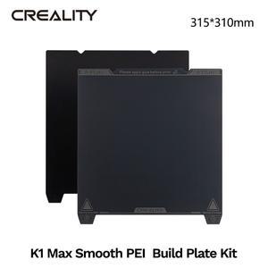 CREALITY K1 Max 스무스 PEI 빌드 플레이트 키트 315x310mm  마그네틱 자석 스티커 포함 뛰어난 접착력 고