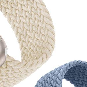 애플 워치 밴드용 브레이드 솔로 루프 스트랩, 울트라 46mm, 40mm 팔찌, iWatch 시리즈 10, 9, 8, 7, SE 6,