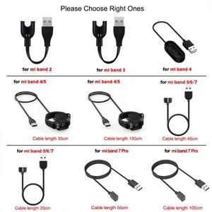 Xiaomi Mi 스마트 밴드 7 Pro USB 충전 충전기베이스 Miband 6 5 4 3 2 고속 케이블 용 기존 마그네틱 코드
