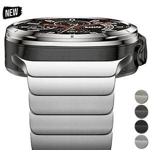 갤럭시 8 클래식 46mm 울트라 2025 럭셔리 링크 팔찌용 남성 스테인리스 스틸 스트랩 7 6 5 4 밴드 호환)