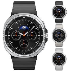 갤럭시 워치 8 40mm 메탈 밴드용 고급 스테인리스 스틸 스트랩, 클래식 46MM 남성 스포츠 팔찌
