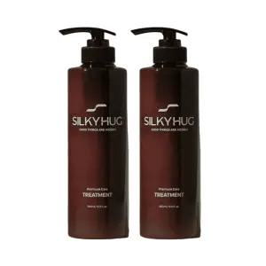 실키허그 단백질 헤어 임산부 트리트먼트 500ml 2개