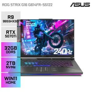 ASUS ROG STRIX G16 G614FR-S5122 라이젠9 9955HX3D RTX5070Ti 디자인 게이밍노트북 (32GB/2TB/WIN1)YO