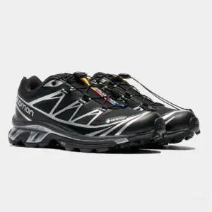 살로몬 XT-6 GTX 여성 스니커즈 블랙 검정 실버 L47450600