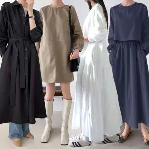 [루즈핏NO.1보리맘] 25FW 신상 빅사이즈 롱 원피스 모음/니트 원피스/임부복/세트/오피스