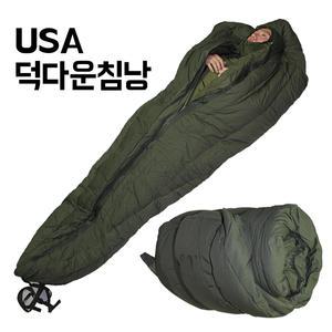 k 1054 USA 오리지널 신품 오리털 침낭 미군침낭