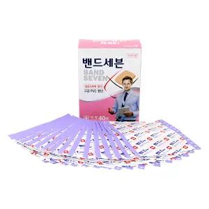 밴드 상처보호 대일제약 밴드세븐 대형 40매입