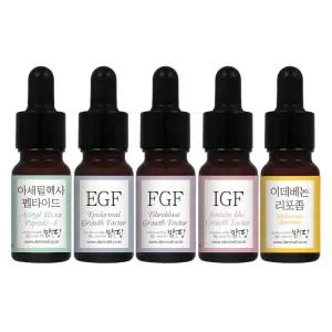 맑을담 EGF FGF IGF 이데베논 아세틸헥사펩타이드 원액 앰플 나이아신아마이드