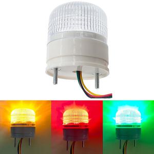 미니 신호 경고등 경광등 DC 12V/DC 24V/AC 220V LED 3색 표시등 스테디형 플래쉬형