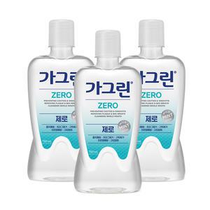 동아제약 가그린 제로 750ml x 3개 /구강청결제 가글