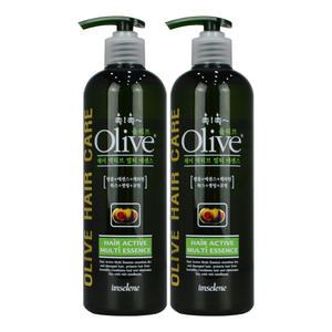 아임세레느 촉촉 올리브 헤어 액티브 멀티 에센스 500ml 2개