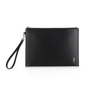 683827 1JB0E 1000 타이니 모노그램 YSL 은장로고 클러치백 미니 블랙