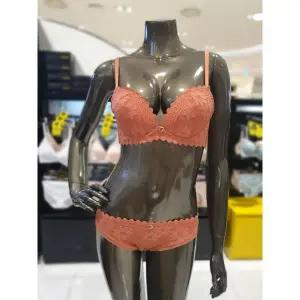 갤러리아 살몬 노와이어 볼륨 브라,햄팬티SET WBWBR2I17T,WBWPT2I17T