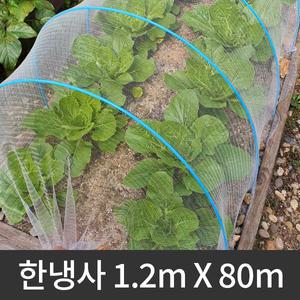 해충방지망 한냉사 폭 1.2m X 80m 한랭사