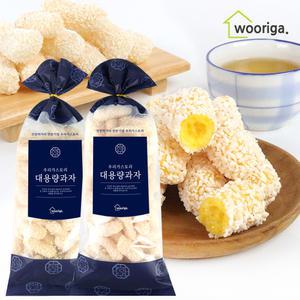 찹쌀유과 500g+호박 찹쌀유과 500g 한과 전통과자 설 명절 설날 추석