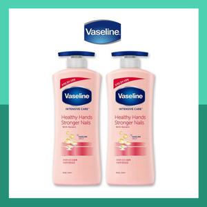 (2개) 바세린 바디로션 인텐시브케어 헬씨 핸드 앤 스트롱거 네일 로션 600ml