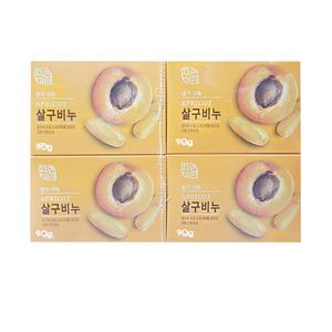 무궁화 살구비누 90g 4개입 목욕 세수 세안 미용