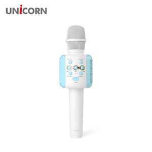 유니콘 블루투스 노래방마이크 무선마이크 휴대용 가정용 강의용 캠핑KTV-300G
