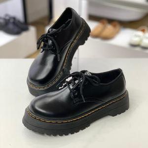 [엘초이]트랜드 통굽 민자 끈 5cm 로퍼 단화 FSP2401DS620