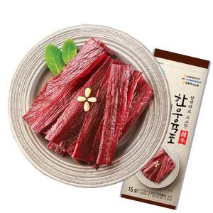장흥 농협 한우 육포 15g(10봉) 담백하고 고소한 소고기 육포