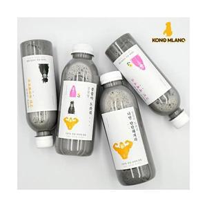 [콩물아 도와줘] 국산 100% 진한 서리태콩물 무가당 무첨가 (간편식) 2병 세트