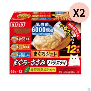 이나바 고양이 간식 마구로쥬레 참치&닭가슴살 2개