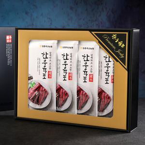 [남도드림]  HACCP 장흥축협 담백 고소 오리지널 한우육포 선물세트 40g x 4입