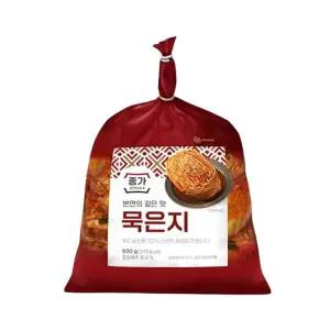 종가 묵은지 900g 볶음 도시락 찌개 칼국수 삼겹살
