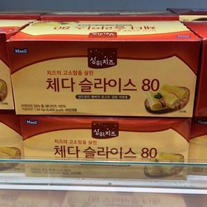매일 상하 체다 슬라이스 80 치즈 1.44kg