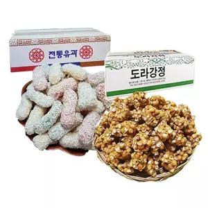 옛날과자 종합한과 350g+도라강정 600g