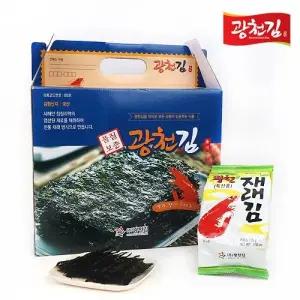 [광천김] 오리지널 백제 재래김 선물세트 재래도시락김(15g x 12봉) 2박스