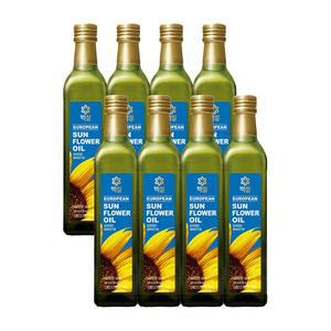 [CJ]백설 유러피안 해바라기유 500ml x8개