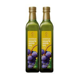 [CJ]백설 유러피안 포도씨유 500ml x2개