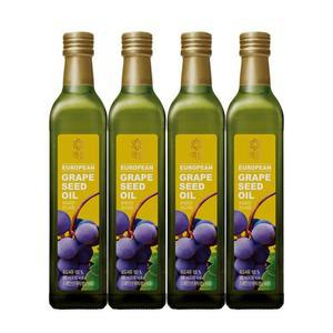 [CJ]백설 유러피안 포도씨유 500ml x4개