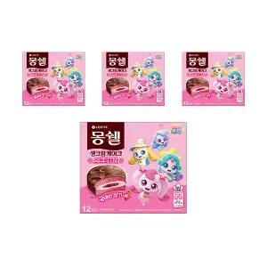 [소비기한 임박] 티니핑 몽쉘 스트로베리, 408g  , 12개입, 4개