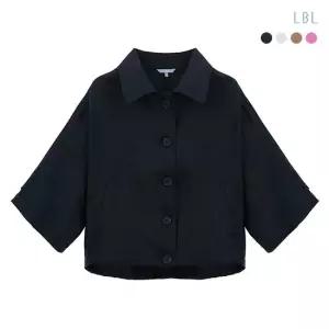 (런칭가 69,900원)(25SS) 프렌치린넨100 브리즈 케이프 자켓