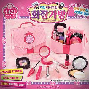 틴틴 체리 화장가방 유아화장품 여자아이화장장난감 어린이메이크업박스