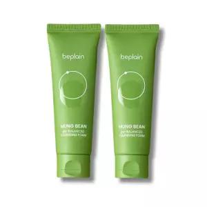 비플레인 녹두 약산성 클렌징폼 160ml 2개
