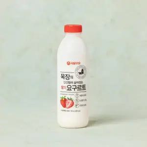 [서울우유] 목장의 신선함이 살아있는 딸기 요구르트 750ml