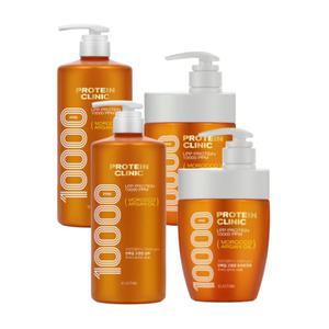 엘라스틴 프로틴클리닉 고영양 샴푸 1000ml 2개+ 트리트먼트700ml 2개