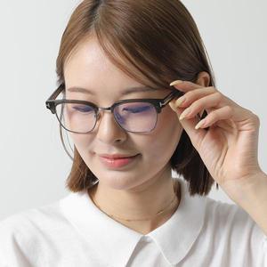 톰포드 블루라이트차단 안경테 TF6016KB 057 투명 블랙 반뿔테 아시안핏 명품 사각 하금테