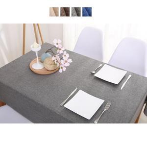 린넨 방수 식탁보 테이블보 캠핑 홈카페 130x180cm 린넨방수식탁보 린넨식탁보 2인용식탁보