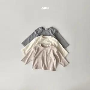[연투] 오누 25가을 후라이스티 여아 남아 가을 긴팔티 아기옷 유아 키즈 아동복 등원룩