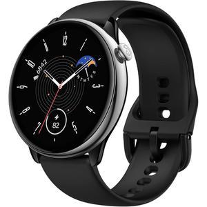 Amazfit GTR 미니 스마트 워치 43mm, 14일 배터리 수명, GPS, AI 피트니스 앱 활성화, 심박수 및 수면 건강 모니터링, 활동 추적기 및 스마트워치, 안드로이드 아이폰 호환, 블랙