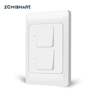 Zemismart 와이파이 벽 푸시 라이트 스위치, 알렉사 구글 홈 투야 스마트 라이프 앱 제어, US 1, 2, 3 갱,