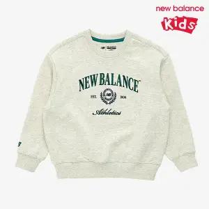 뉴발란스 키즈 로고 포인트 스 셔츠 NK9CF1102U-33 티셔츠