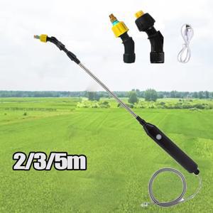충전식 전기 식고압 세척기 2 3 5m 급수 스프레이 지팡이 배터리 정원 미스터 마당 잔디 잡초 계획