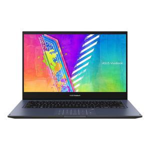 ASUS 비보북 고 14 플립 얇고 가벼운 2-in-1 노트북, 14인치 HD 터치, 인텔 셀러론 N4500 CPU, UHD 그래픽, 4GB RAM, 64GB eMMC, NumberPad, Windows 11 홈 인 S 모드, 콰이어트 블루, J1400KA-DS02T