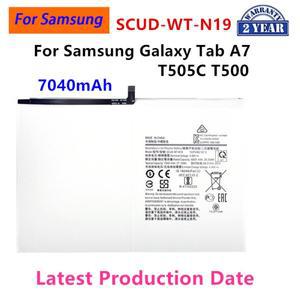 2025 년 SCUD-WT-N19 삼성 갤럭시 탭 A7 T505C T500 태블릿 배터리 + 도구 용 7040mAh 교체